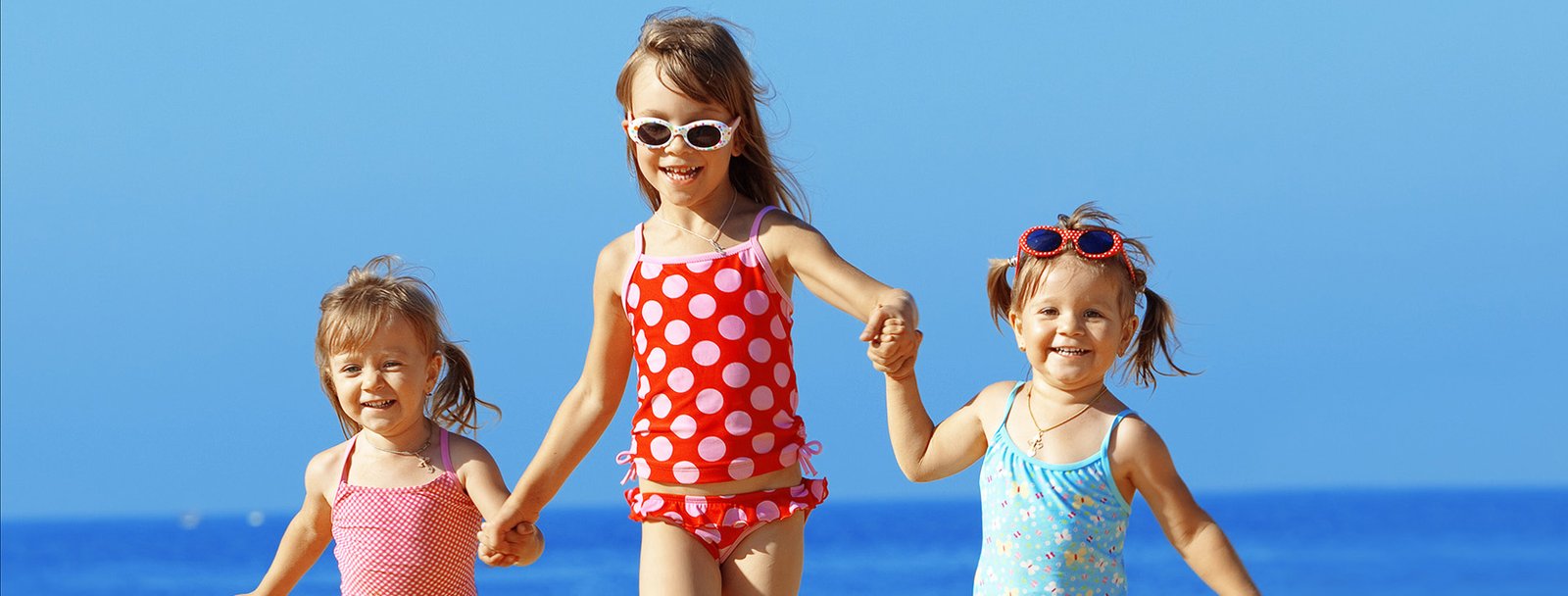 Kids on Salou beach